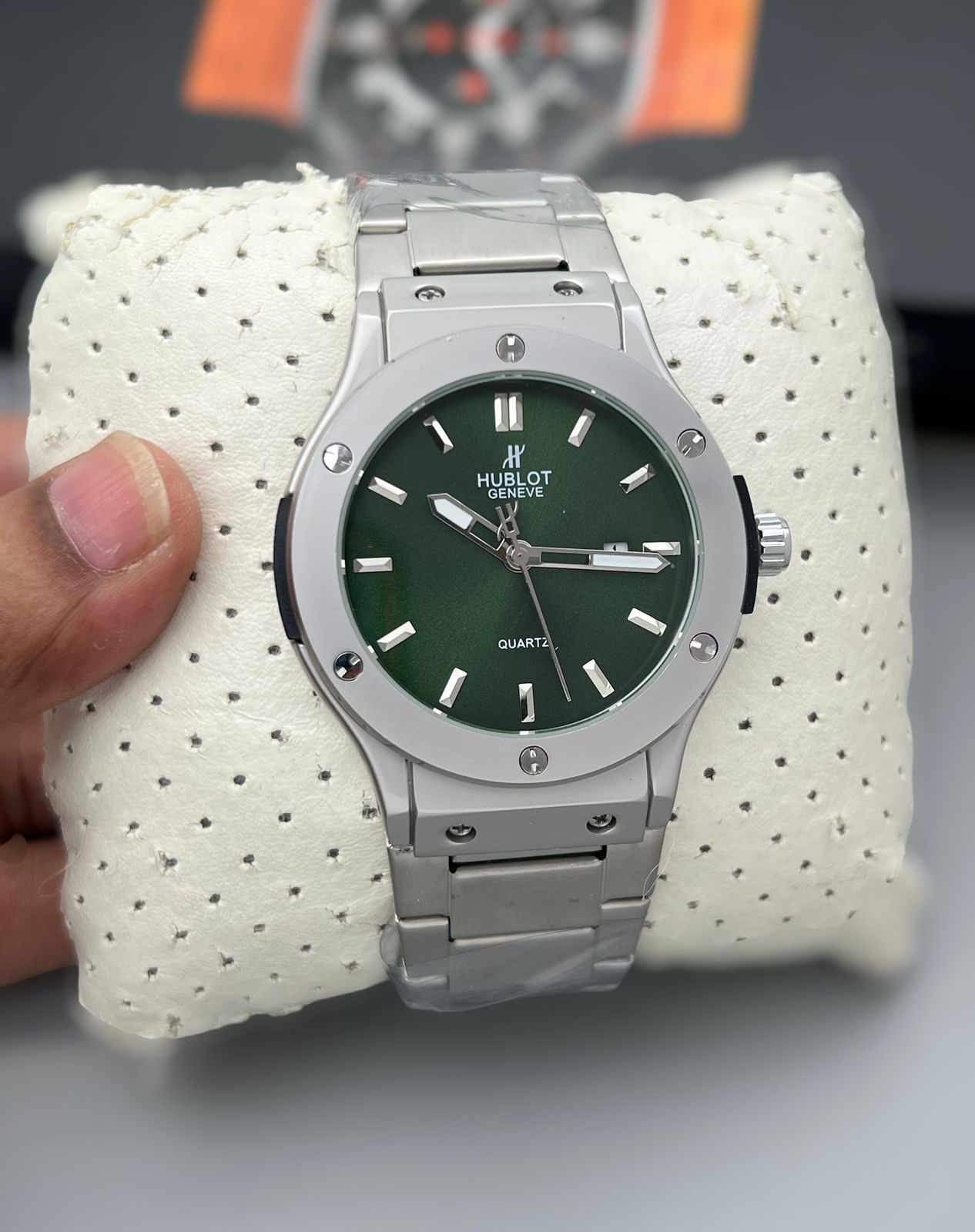 Hublot Blue Metal belt  Date Wrkng