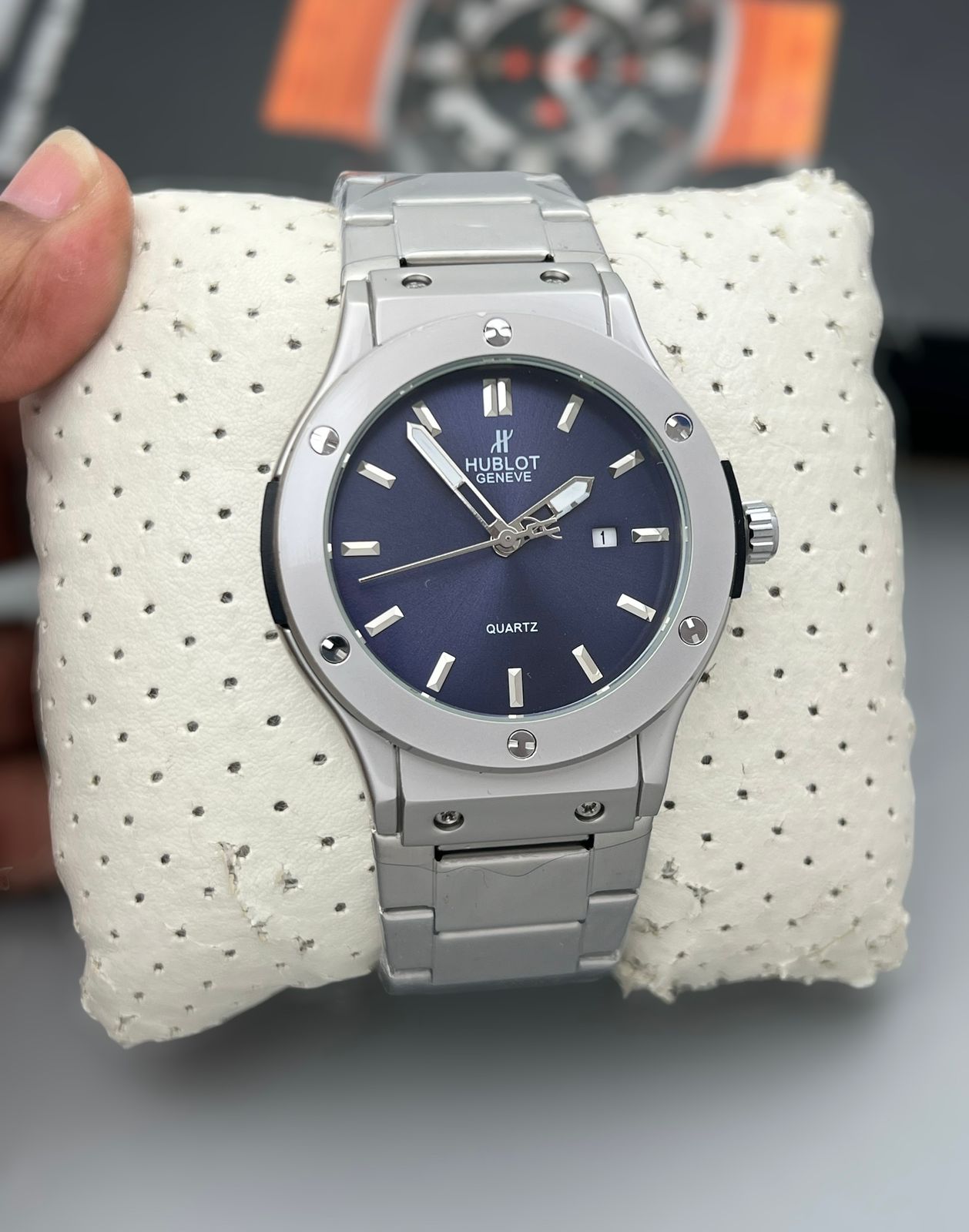 Hublot Blue Metal belt  Date Wrkng