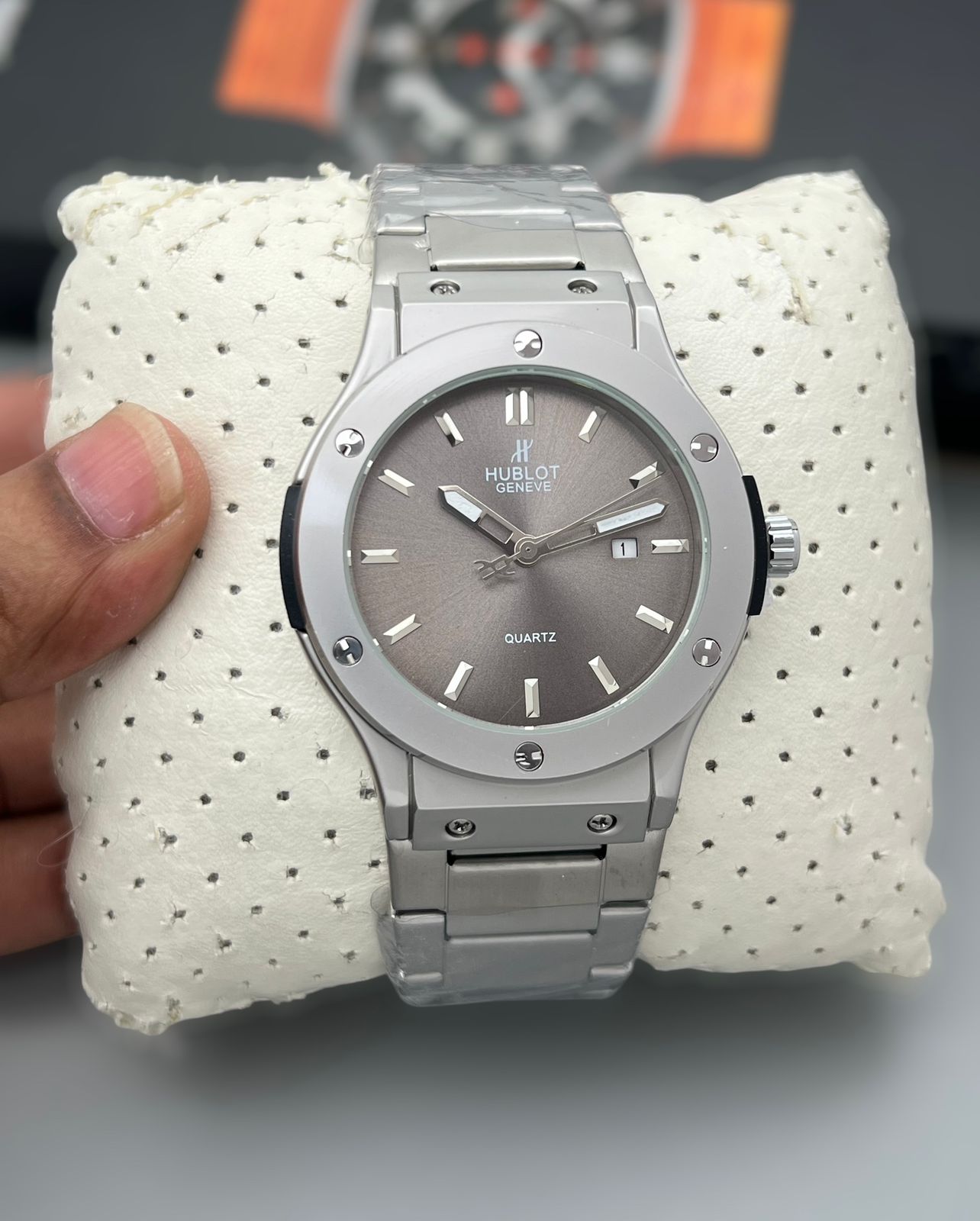 Hublot Blue Metal belt  Date Wrkng