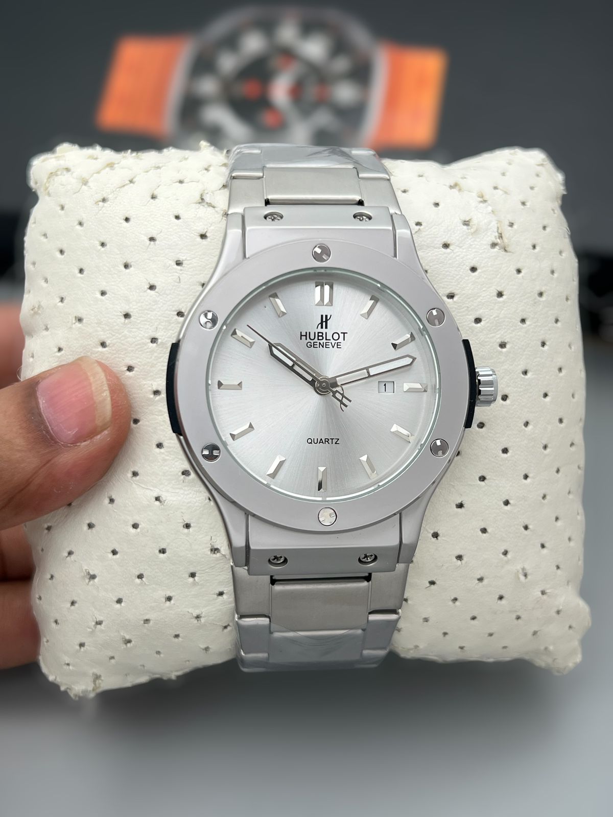 Hublot Blue Metal belt  Date Wrkng